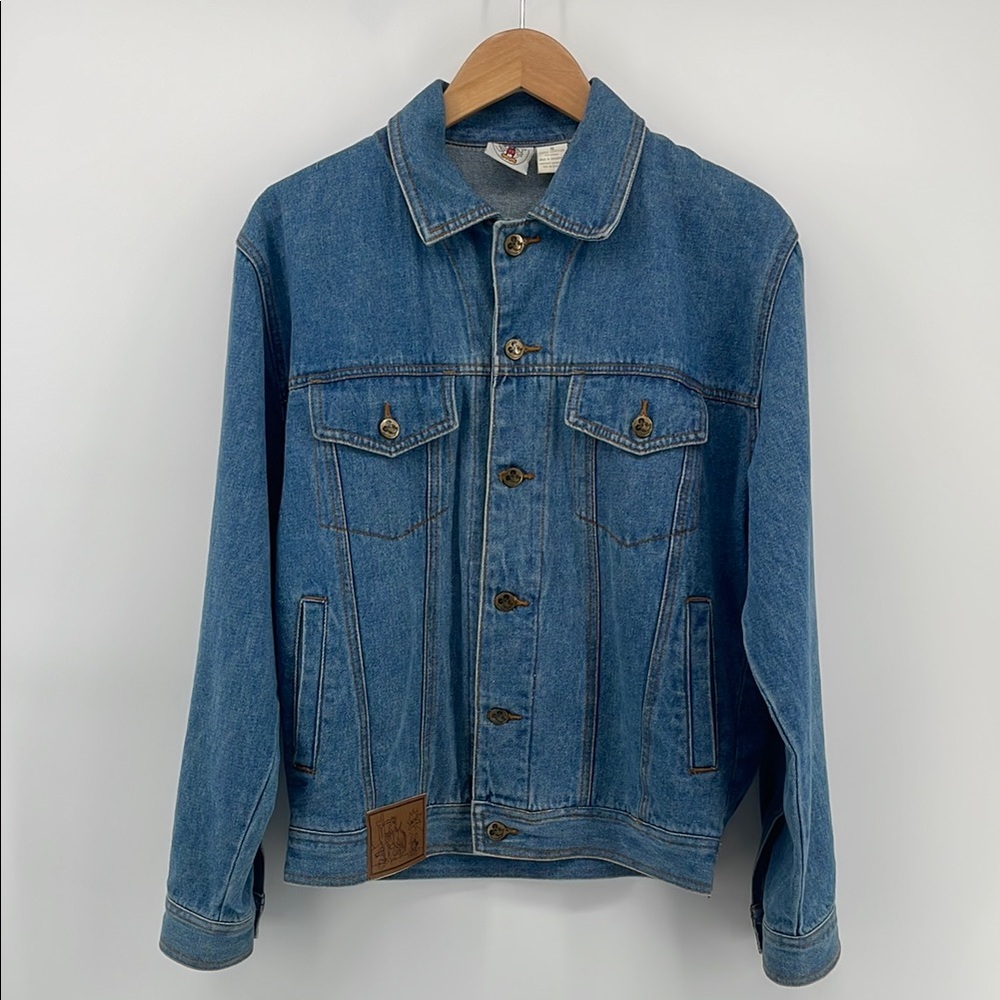 Vintage Disney Aero Mickey Denim Jacket S G4